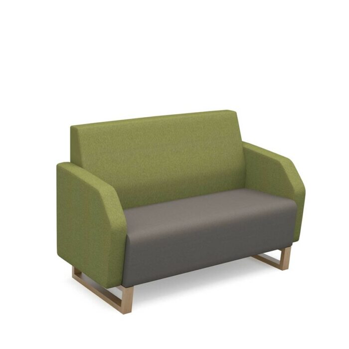 DAMS Encore² low back 2 seater sofa 1200mm wide wooden frame-0
