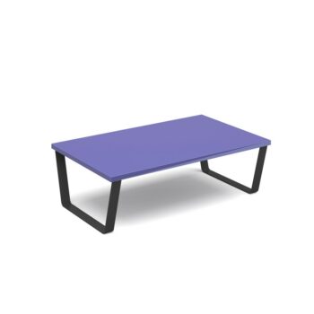 DAMS Encore² modular large coffee table with black sled frame-0