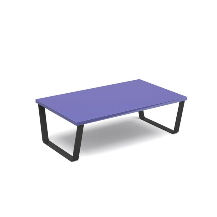 DAMS Encore² modular large coffee table with black sled frame-0