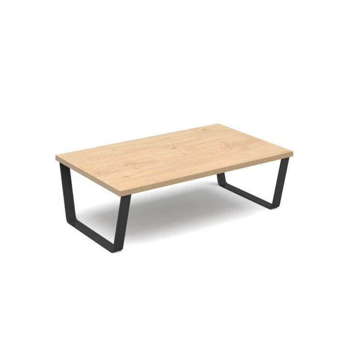DAMS Encore² modular large coffee table with black sled frame-31107