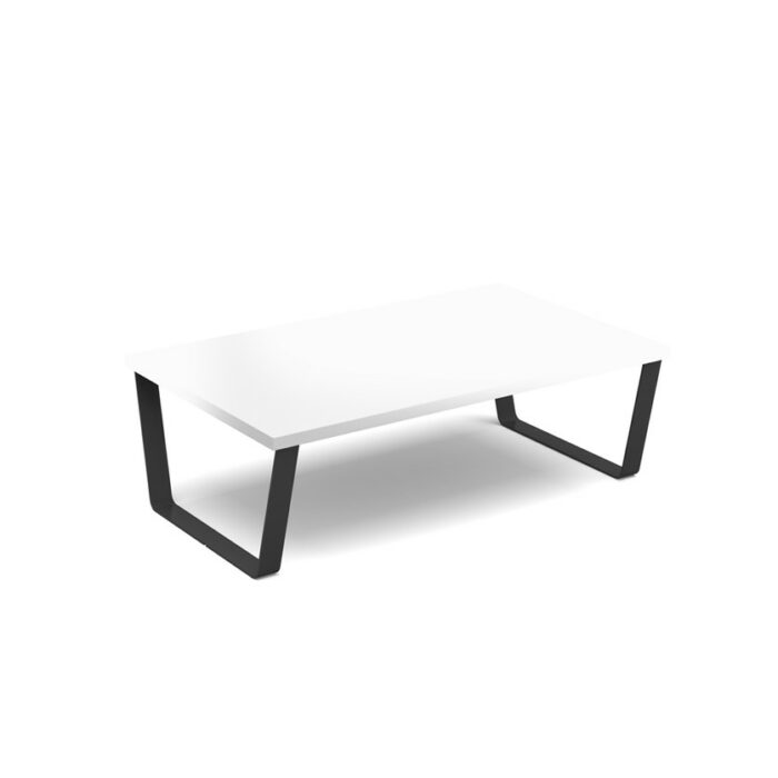 DAMS Encore² modular large coffee table with black sled frame-31105
