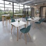 DAMS Suzi fully upholstered chair with arms and 4 oak wooden legs - made to order-29118