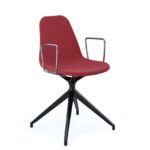 DAMS Suzi fully upholstered chair with arms and pyramid base - made to order-0