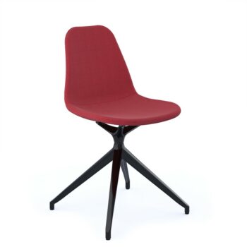 DAMS Suzi fully upholstered chair with pyramid base - made to order-0