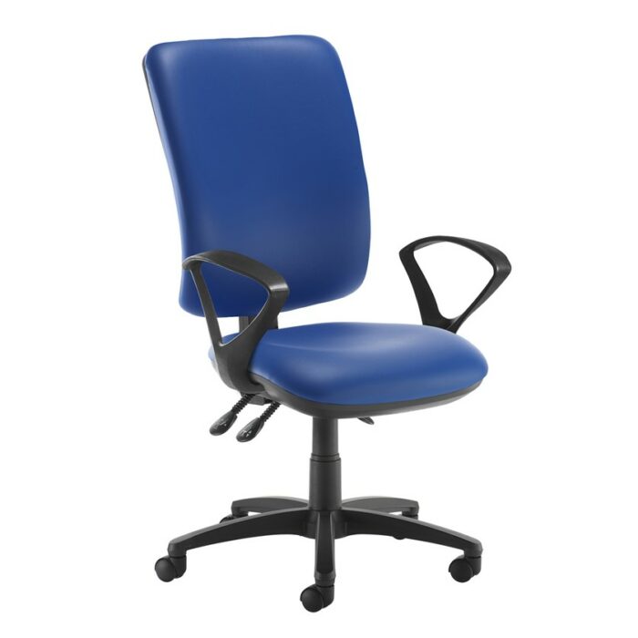 DAMS Senza extra high back operator chair with fixed arms-28205