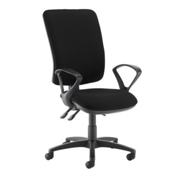 DAMS Senza extra high back operator chair with fixed arms-0