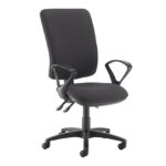 DAMS Senza extra high back operator chair with fixed arms-28206