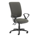 DAMS Senza extra high back operator chair with fixed arms-28201