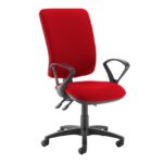 DAMS Senza extra high back operator chair with fixed arms-28215
