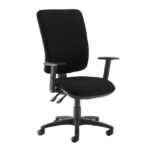 DAMS Senza extra high back operator chair with adjustable arms-0