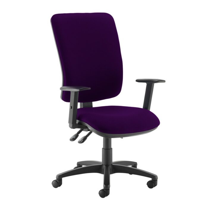 DAMS Senza extra high back operator chair with adjustable arms-28241