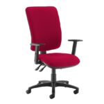 DAMS Senza extra high back operator chair with adjustable arms-28234