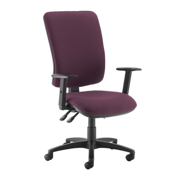 DAMS Senza extra high back operator chair with adjustable arms-28247
