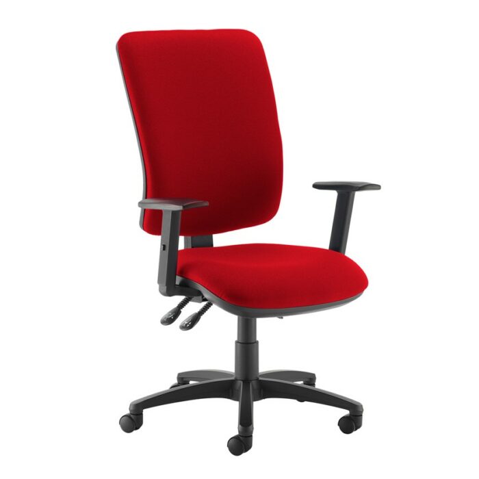 DAMS Senza extra high back operator chair with adjustable arms-28249