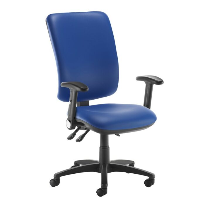 DAMS Senza extra high back operator chair with folding arms-28285