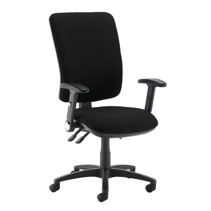 DAMS Senza extra high back operator chair with folding arms-0