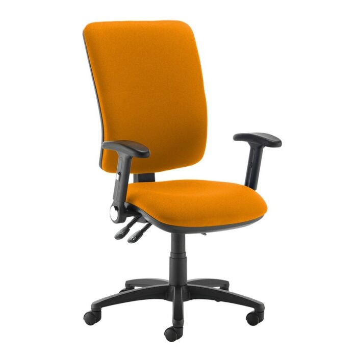 DAMS Senza extra high back operator chair with folding arms-28282