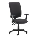DAMS Senza extra high back operator chair with folding arms-28287