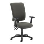 DAMS Senza extra high back operator chair with folding arms-28271