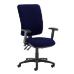 DAMS Senza extra high back operator chair with folding arms-28279
