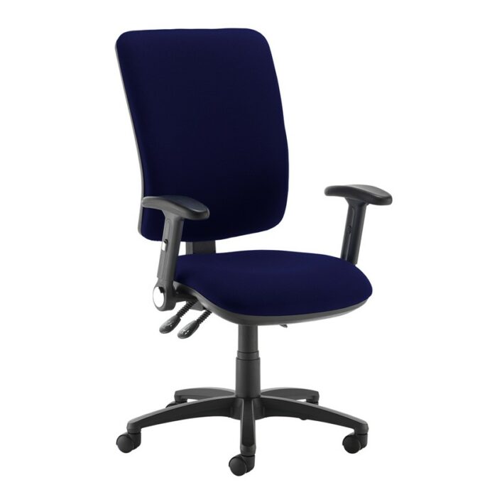 DAMS Senza extra high back operator chair with folding arms-28279