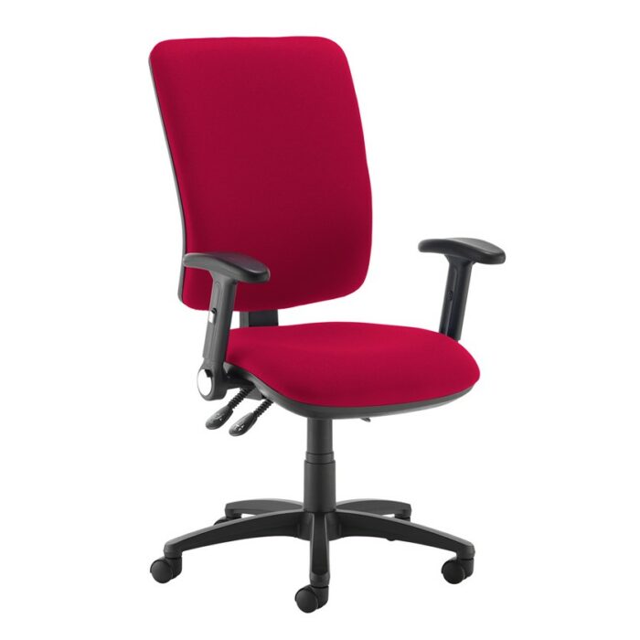 DAMS Senza extra high back operator chair with folding arms-28277