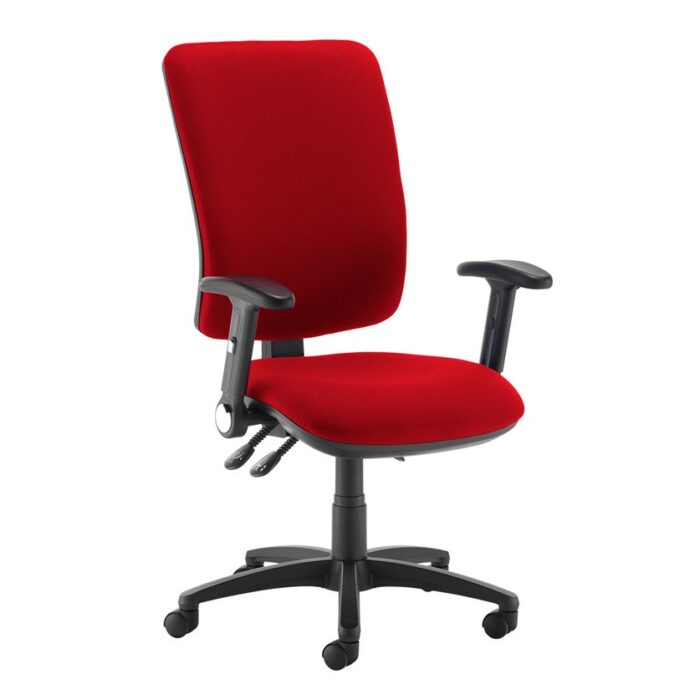 DAMS Senza extra high back operator chair with folding arms-28286