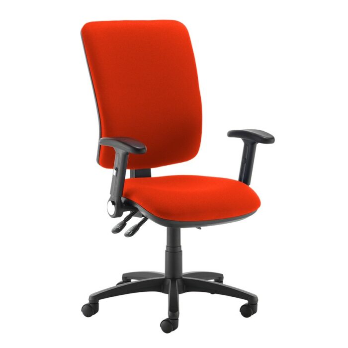 DAMS Senza extra high back operator chair with folding arms-28283