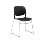 DAMS Verve multi-purpose chair with chrome sled frame-0