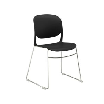 DAMS Verve multi-purpose chair with chrome sled frame-0