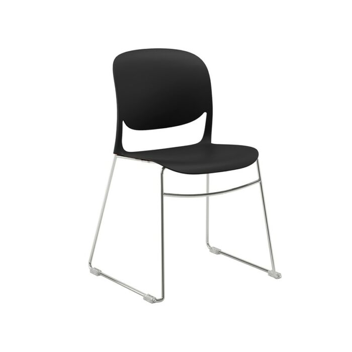 DAMS Verve multi-purpose chair with chrome sled frame-0