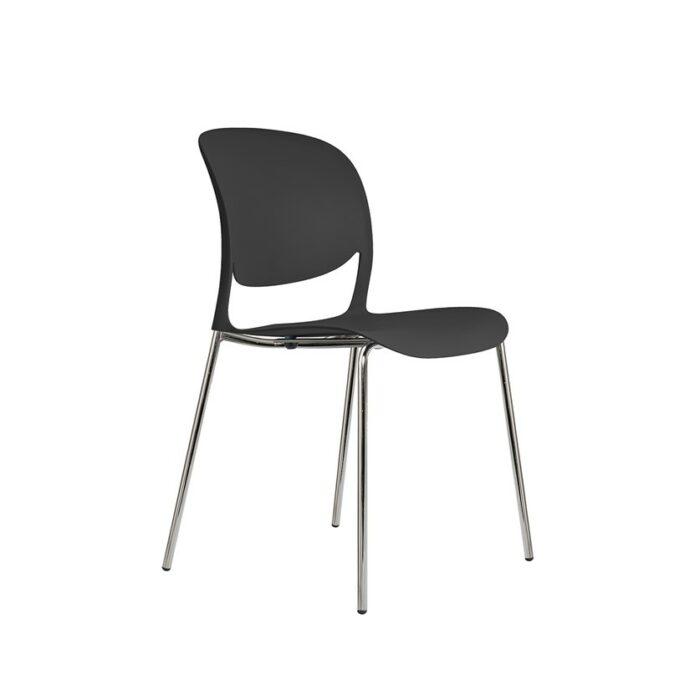 DAMS Verve multi-purpose chair with chrome 4 leg frame-0