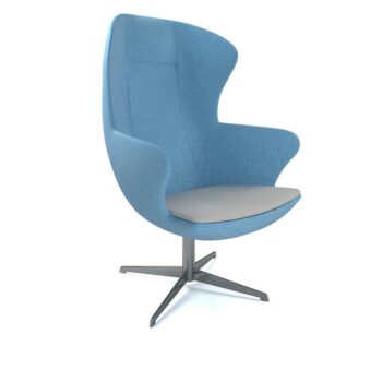 DAMS Figaro high back chair with aluminium 4 star base-0