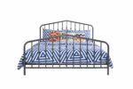 Dorel Novogratz Bushwick Metal Bed - King - Grey-0