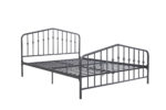 Dorel Novogratz Bushwick Metal Bed - King - Grey-31765