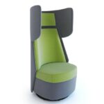 DAMS Avalon soft seating swivel pod with 360° rotation-0