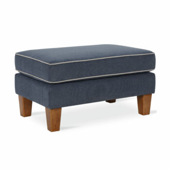 Dorel Novogratz Bowen Ottoman - Blue-0