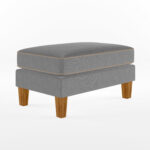 Dorel Novogratz Bowen Ottoman - Grey-0