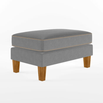 Dorel Novogratz Bowen Ottoman - Grey-0