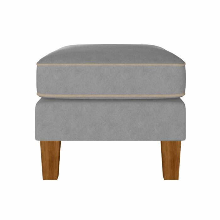 Dorel Novogratz Bowen Ottoman - Grey-31687