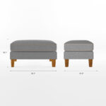 Dorel Novogratz Bowen Ottoman - Grey-31686