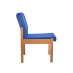 DAMS Meavy modular beech wooden frame single chair with no arms 520mm wide - made to order-29999