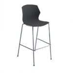 DAMS Roscoe high stool with chrome legs and plastic shell-0