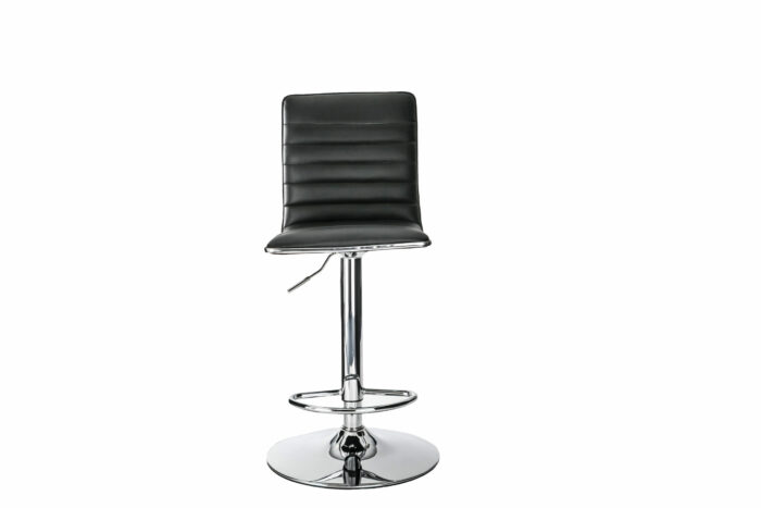 Dorel Alphason Colby High Back PU Barstool - Black-30397