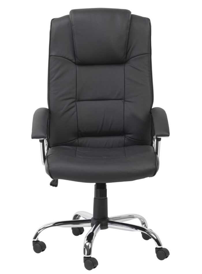 Dorel Alphason Houston Leather High Back Executive Chair - Black-30350
