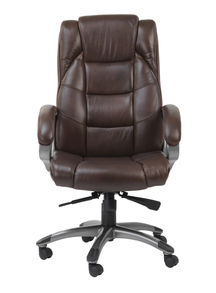 Dorel Alphason Northland Leather Soft Feel High Back Executive Chair - Brown-30384