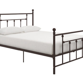 Dorel Manila Metal Bed - Double - Bronze -0
