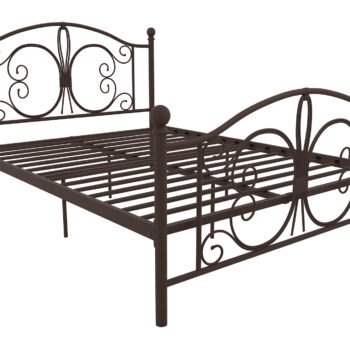 Dorel Bombay Metal Bed - Double - Bronze-0