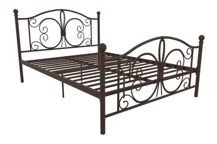 Dorel Bombay Metal Bed - Double - Bronze-0