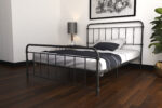 Dorel Wallace Metal Bed - Double - Black-31402